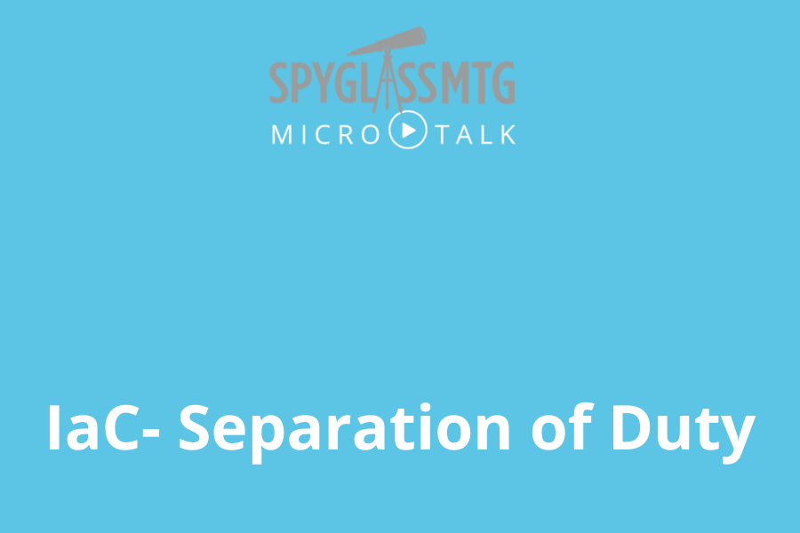 IaC- Separation of Duty