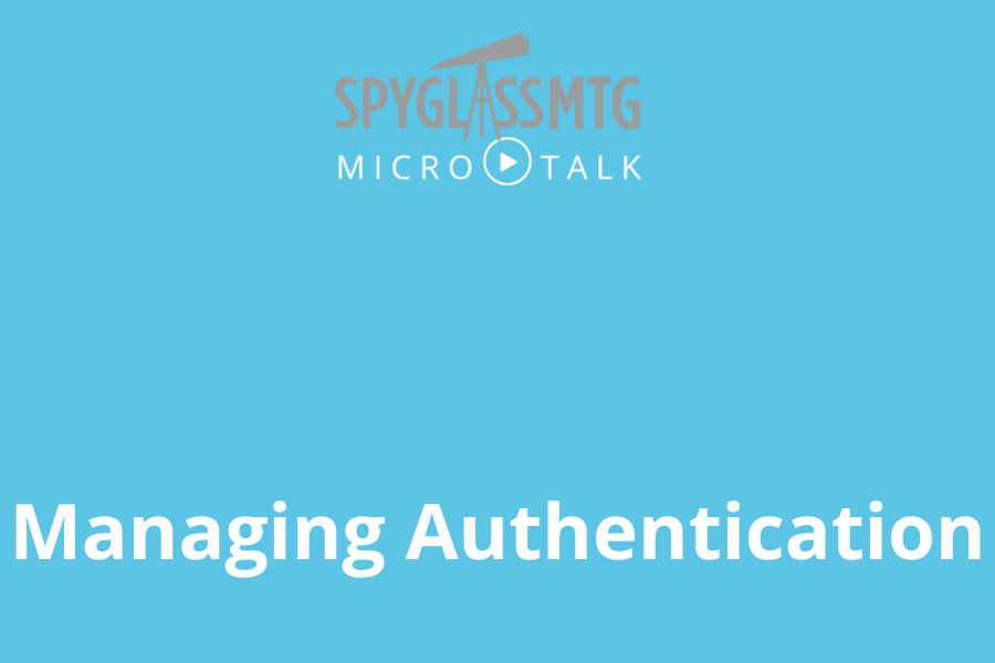 Managing Authentication
