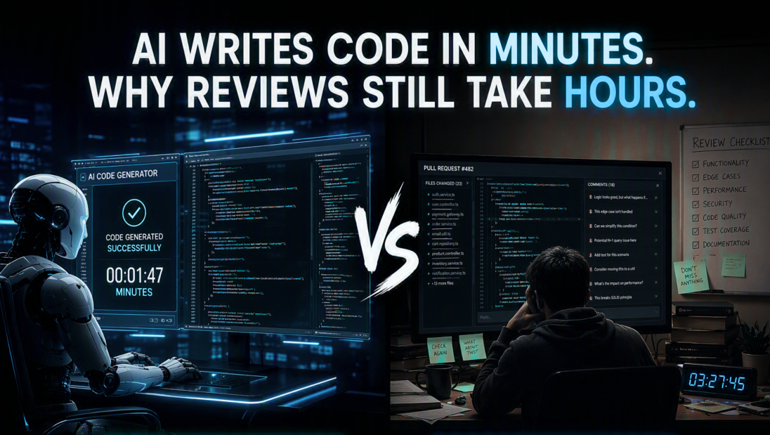 AI Writes Code in Minutes. Why Reviews Still Take Hours.